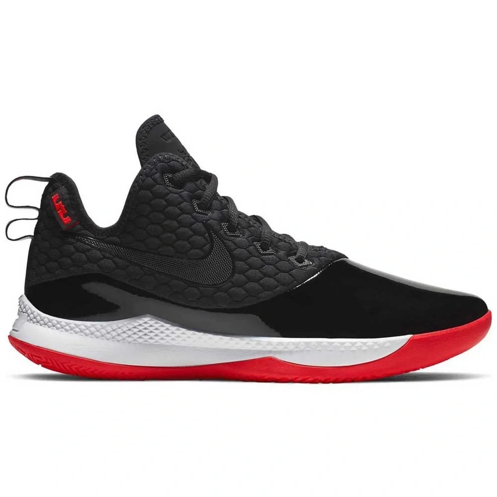 🏀 Nike, LeBron Witness 3 Premium, “Black Red”, Size 11.5